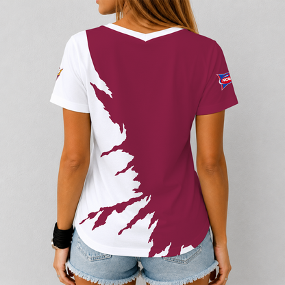 [MEGA SALE] MAKE IT PERSONAL NCAA FBS04 ASS ARIZONA STATE SUN DEVILS V-NECK FEMALE SHIRT