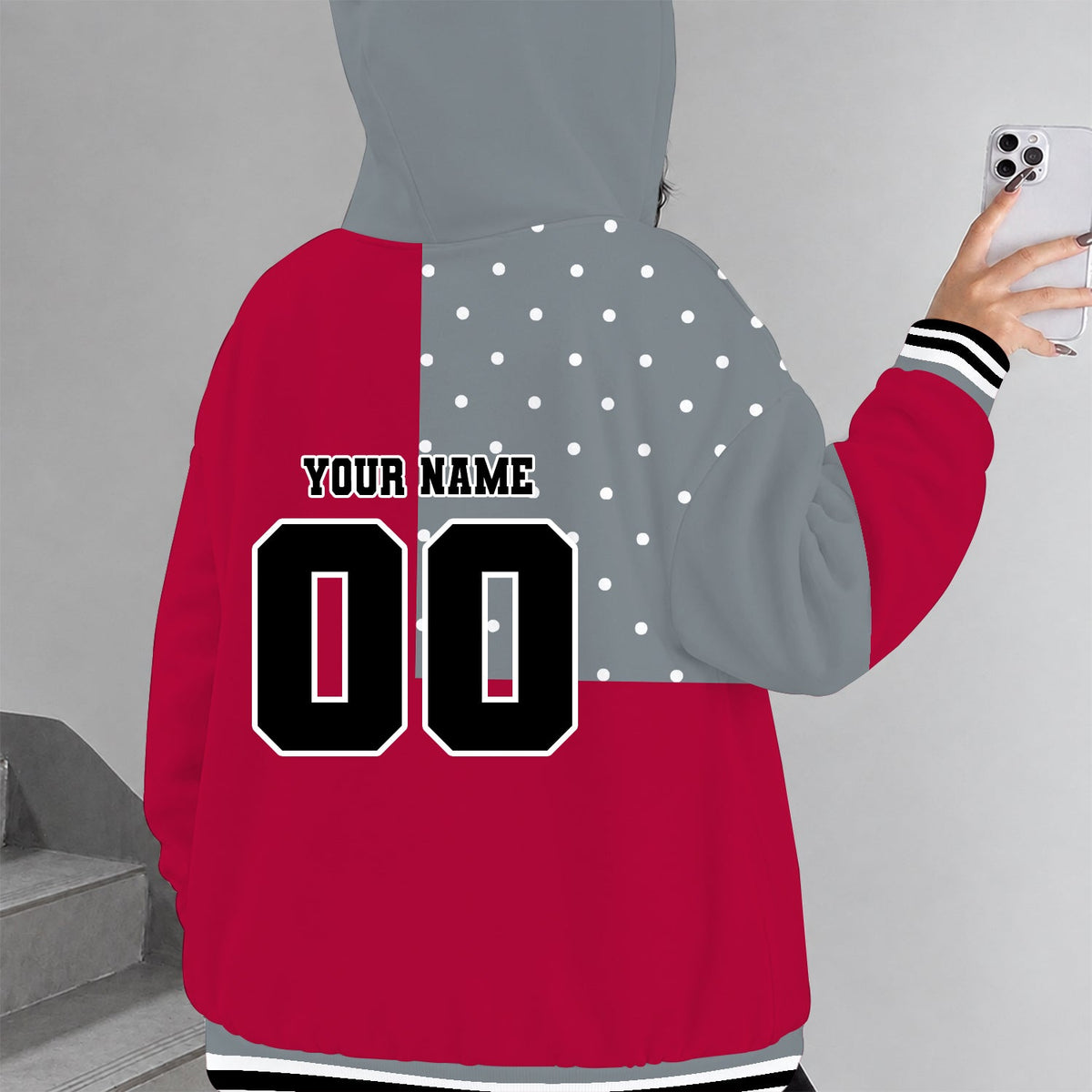 [MEGA SALE] MAKE IT PERSONAL NCAA FBS08 ABC ALABAMA CRIMSON TIDE ZIP HOODIE
