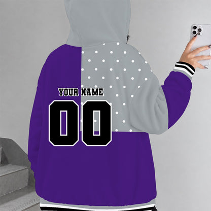 [MEGA SALE] MAKE IT PERSONAL NCAA FBS09 THF TCU HORNED FROGS ZIP HOODIE