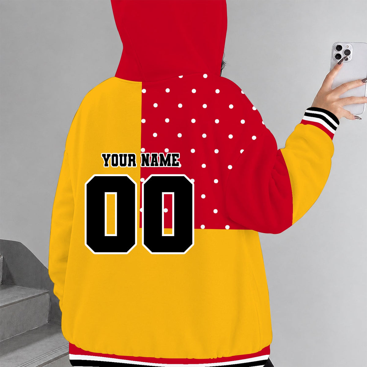 [MEGA SALE] MAKE IT PERSONAL NCAA FBS10 ULC LOUISVILLE CARDINALS ZIP HOODIE