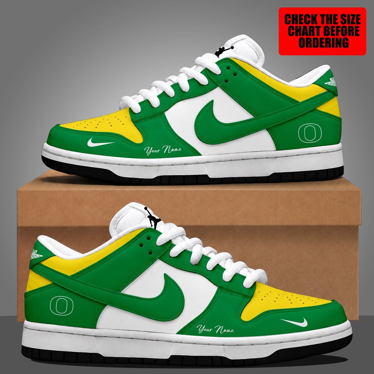 [MEGA SALE] MAKE IT PERSONAL NCAA FBS14 OGD OREGON DUCKS DUNK LOW SHOES