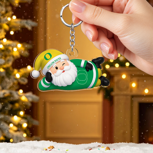 [MEGA SALE] MAKE IT PERSONAL NCAA FBS14 OGD OREGON DUCKS ACRYLIC KEYCHAIN