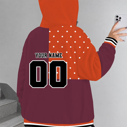 [MEGA SALE] MAKE IT PERSONAL NCAA FBS15 VTH VIRGINIA TECH HOKIES ZIP HOODIE