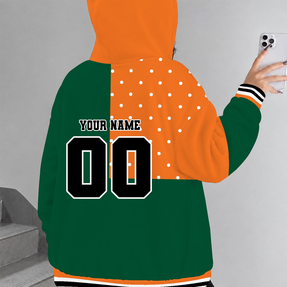 [MEGA SALE] MAKE IT PERSONAL NCAA FBS17 MIH MIAMI HURRICANES ZIP HOODIE