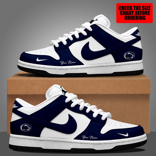 [MEGA SALE] MAKE IT PERSONAL NCAA FBS23 PNL PENN STATE NITTANY LIONS DUNK LOW SHOES