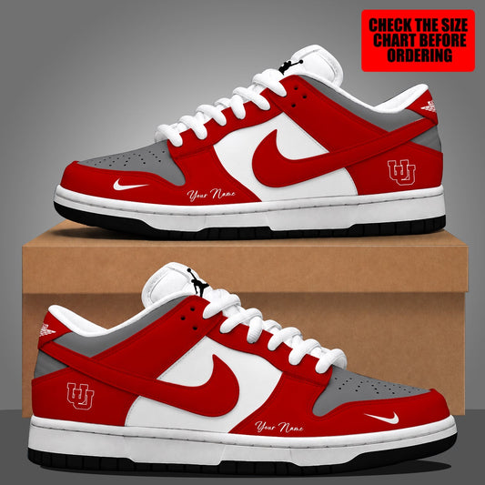 [MEGA SALE] MAKE IT PERSONAL NCAA FBS25 UTU UTAH UTES DUNK LOW SHOES
