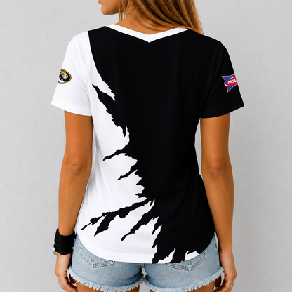 [MEGA SALE] MAKE IT PERSONAL NCAA FBS26 MST MISSOURI TIGERS V-NECK FEMALE SHIRT