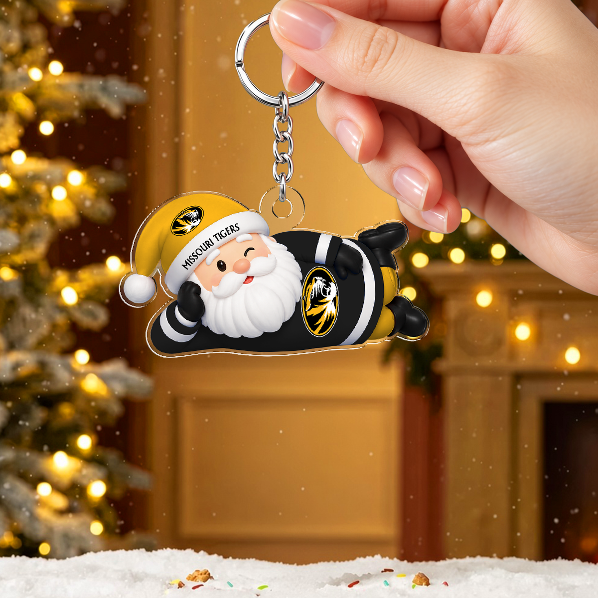 [MEGA SALE] MAKE IT PERSONAL NCAA FBS26 MST MISSOURI TIGERS ACRYLIC KEYCHAIN