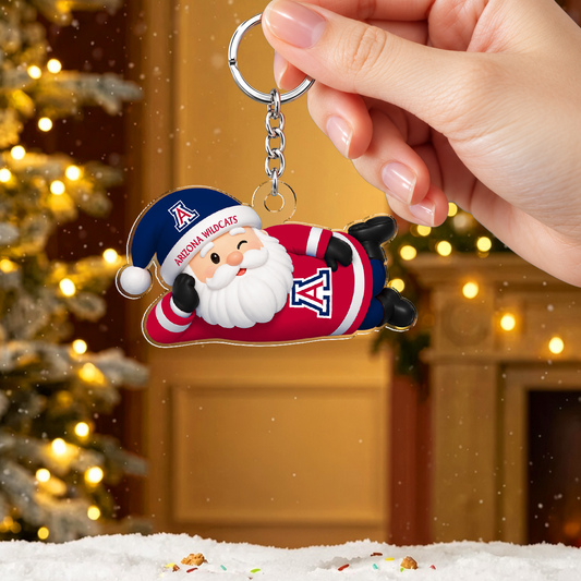 [MEGA SALE] MAKE IT PERSONAL NCAA FBS27 ARW ARIZONA WILDCATS ACRYLIC KEYCHAIN