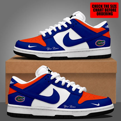 [MEGA SALE] MAKE IT PERSONAL NCAA FBS30 FLG FLORIDA GATORS DUNK LOW SHOES