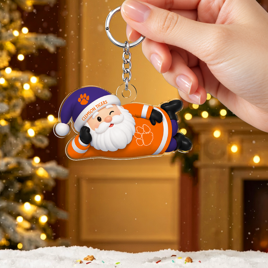 [MEGA SALE] MAKE IT PERSONAL NCAA FBS07 CST CLEMSON TIGERS ACRYLIC KEYCHAIN