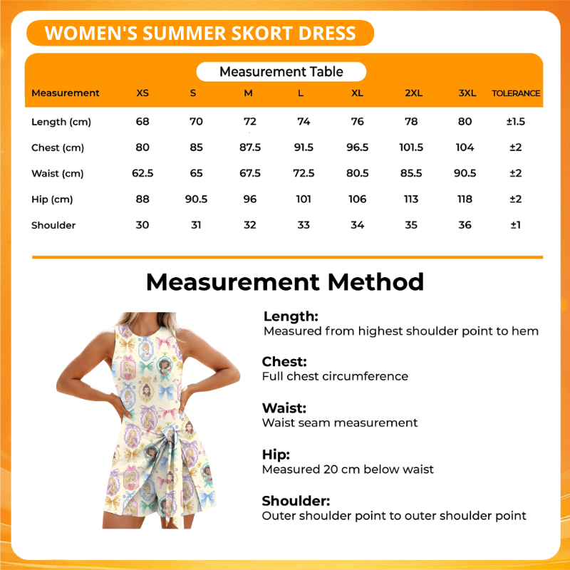 [MEGA SALE] MAKE IT PERSONAL NCAA FBS01 TNV TENNESSEE VOLUNTEERS WOMEN'S SUMMER SKORT DRESS